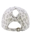 infinity her hattie women's garment-washed fashion print cap Back Thumbnail
