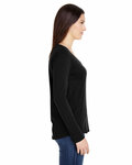 American Apparel RSA6304 Ladies' Long-Sleeve Ultra Wash T-Shirt Side Thumbnail