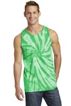 Port & Company PC147TT Tie-Dye Tank Top Front Thumbnail