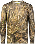 Holloway 222836 Men's Mossy Oak Momentum Long Sleeve T-Shirt Front Thumbnail