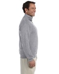 jerzees 4528 super sweats ® nublend ® - 1/4-zip sweatshirt with cadet collar Side Thumbnail