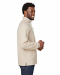 north end ne713 men's aura sweater fleece quarter-zip Side Thumbnail