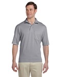 jerzees 436p spotshield ™ 5.6-ounce jersey knit sport shirt with pocket Front Thumbnail