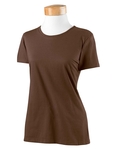 fruit of the loom l3930r ladies hd cotton ™ 100% cotton t-shirt Back Thumbnail