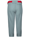 augusta sportswear ag1486 youth pull-up baeball pant with loops Back Thumbnail