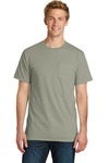 port & company pc099p beach wash ™ garment-dyed pocket tee Front Thumbnail