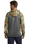 russell outdoors ru451 realtree ® performance colorblock pullover hoodie Front Thumbnail