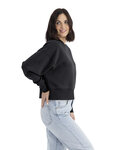 next level 9087 ladies' heavyweight sweatshirt Side Thumbnail