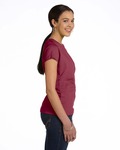 LAT 3516 Ladies Fine Jersey Tee Side Thumbnail