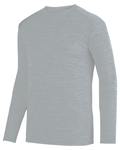 augusta sportswear 2903 shadow tonal heather long sleeve tee Front Thumbnail