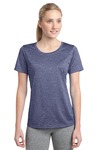 Sport-Tek LST360 Ladies Heather Contender ™ Scoop Neck Tee Front Thumbnail