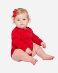 Rabbit Skins 3421 Infant Fleece Bodysuit Front Thumbnail