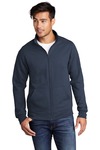 Port & Company PC78FZ Core Fleece Cadet Full-Zip Sweatshirt Front Thumbnail