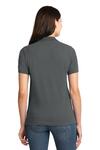 Port Authority L420 Ladies Heavyweight Cotton Pique Polo Back Thumbnail