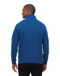 threadfast apparel 320q unisex ultimate fleece quarter-zip sweatshirt Back Thumbnail