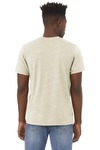 bella + canvas 3001cvc unisex heather cvc t-shirt Back Thumbnail