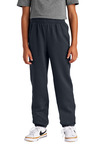 district dt6112y youth v.i.t. ™ fleece sweatpant Front Thumbnail