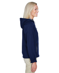 north end 78166 ladies' prospect two-layer fleece bonded soft shell hooded jacket Side Thumbnail