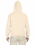 jerzees 996 adult nublend® fleece pullover hooded sweatshirt Back Thumbnail