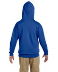 Jerzees 996Y NuBlend® Youth Hooded Sweatshirt Back Thumbnail