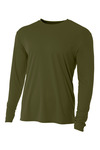 a4 n3165 cooling performance long sleeve t-shirt Front Thumbnail