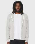 Bella + Canvas 3739 Unisex Sponge Fleece Full-Zip Hooded Sweatshirt Front Thumbnail