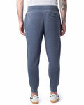 alternative 8625f men's campus burnout french terry jogger pants Back Thumbnail