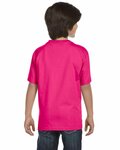 Gildan G800B Youth 50/50 T-Shirt Back Thumbnail
