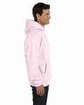 hanes f170 adult 9.7 oz. ultimate cotton® 90/10 pullover hooded sweatshirt Side Thumbnail