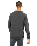 bella + canvas 3901 unisex sponge fleece crewneck sweatshirt Back Thumbnail