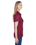 Devon & Jones DG20W CrownLux Performance™ Ladies' Plaited Polo Side Thumbnail