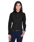 Harriton M500W Women's Easy Blend™ Long Sleeve Twill Dress Shirt with Stain-Release Front Thumbnail