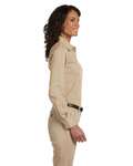 Harriton M510W Women's Essential Poplin Side Thumbnail