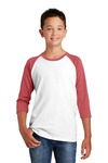 district dt6210y youth very important tee ® 3/4-sleeve Front Thumbnail