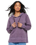 LAT 3536 Ladies' Vintage Wash Fleece Hooded Sweatshirt Front Thumbnail