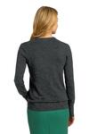 port authority lsw285 ladies v-neck sweater Back Thumbnail