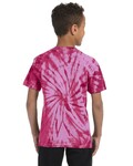 Tie-Dye CD101Y Youth 5.4 oz. 100% Cotton Spider T-Shirt Back Thumbnail