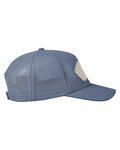 Big Accessories BA682 All-Mesh Patch Trucker Hat Side Thumbnail