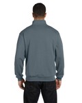 Jerzees 995M Nublend® Cadet Collar Quarter-Zip Sweatshirt Back Thumbnail
