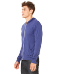 Bella + Canvas 3939 Unisex Triblend Full-Zip Lightweight Hoodie Side Thumbnail