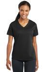 Sport-Tek LST340 Ladies PosiCharge ® RacerMesh ® V-Neck Tee Front Thumbnail