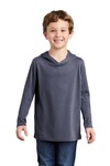 district dt139y youth perfect tri ® long sleeve hoodie Front Thumbnail