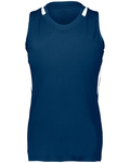 augusta sportswear ag2436 ladies' crossover tank Front Thumbnail