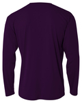 A4 NB3165 Youth Long Sleeve Cooling Performance Crew Shirt Back Thumbnail