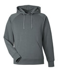 j america 8750ja unisex apex fleece hooded sweathirt Front Thumbnail