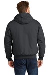 CornerStone J763H Duck Cloth Hooded Work Jacket Back Thumbnail