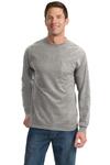 Port & Company PC61LSPT Tall Long Sleeve Essential Pocket Tee Front Thumbnail
