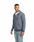 Next Level 9600 Adult Denim Fleece Full-Zip Hoody Side Thumbnail