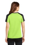 Sport-Tek LST354 Ladies PosiCharge ® Competitor ™ Sleeve-Blocked V-Neck Tee Back Thumbnail