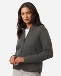 Devon & Jones DG740W Women's Berkeley Textured Full-Zip Jacket Side Thumbnail